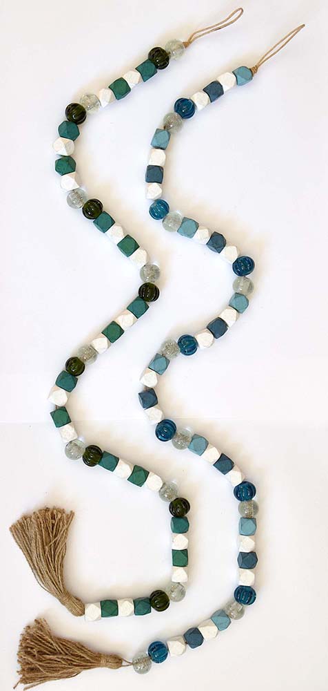 RANGÉE CUENTAS BOIS C/VERRE 100