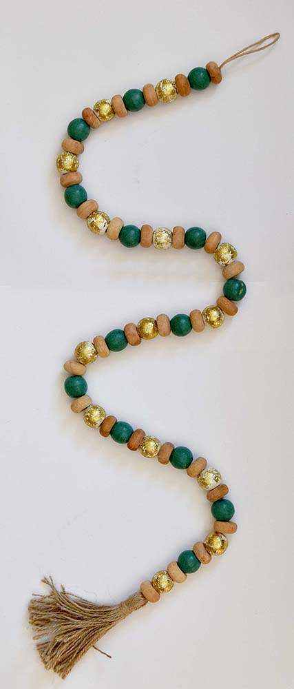 FITA CUENTAS MADEIRA C/DOURADO 100