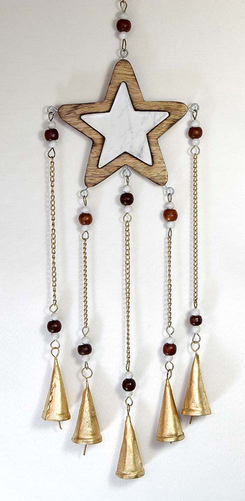 MOBILE WOOD STAR CON CADENA 65