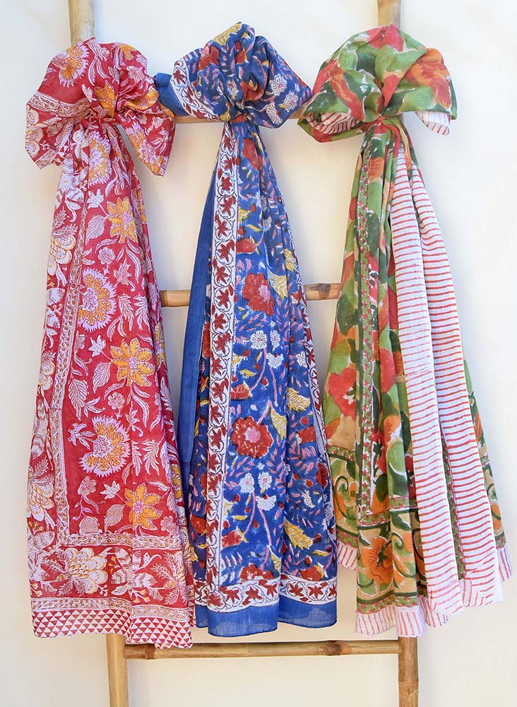 PAREO COTTON BLOCK PRINTNº30 180X110