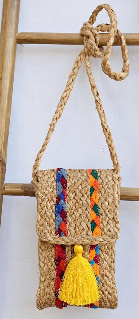 BAG MINI JUTE-SARI 20X13 CM
