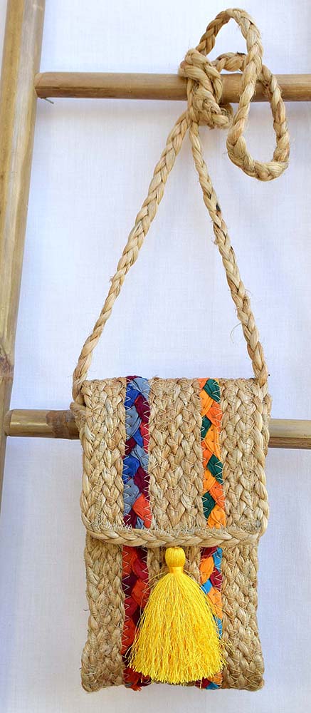 SAC MINI JUTE-SARI 20X13 CM