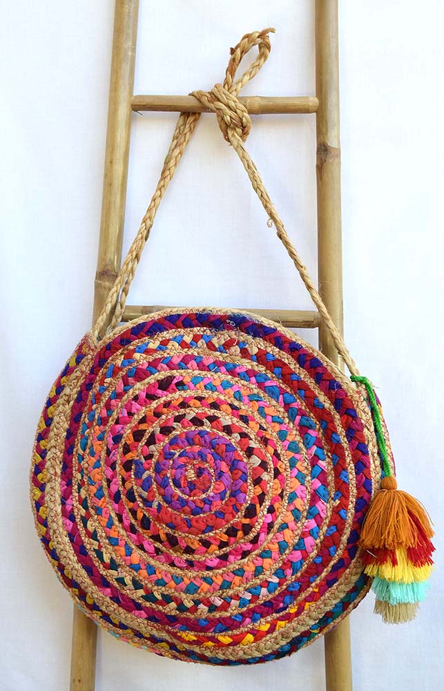 BOLSO MULTICOLOR YUTE-SARI 43 CM
