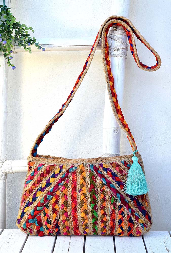 BOLSO MULTIC YUTE-SARI 35X20CM