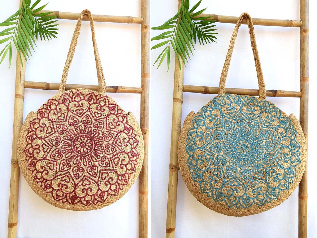 BORSA DE IUTA ESTAMPADO 45 CM 252
