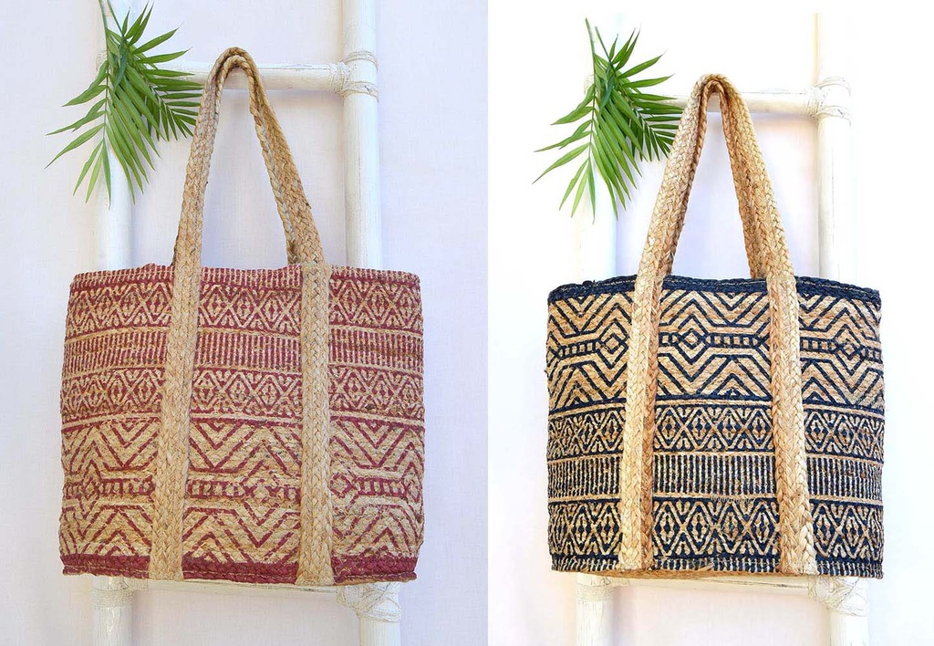 BOLSO DE YUTE ESTAMPADO45X35 CM 256