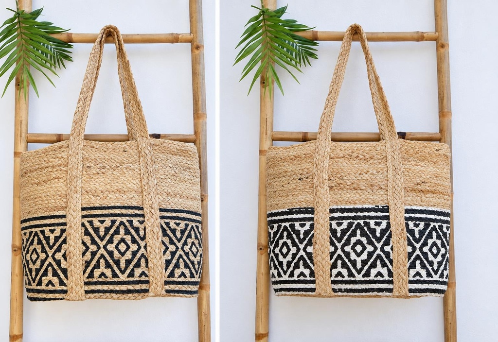 BORSA DE IUTA ESTAMPADO45X35 CM 259