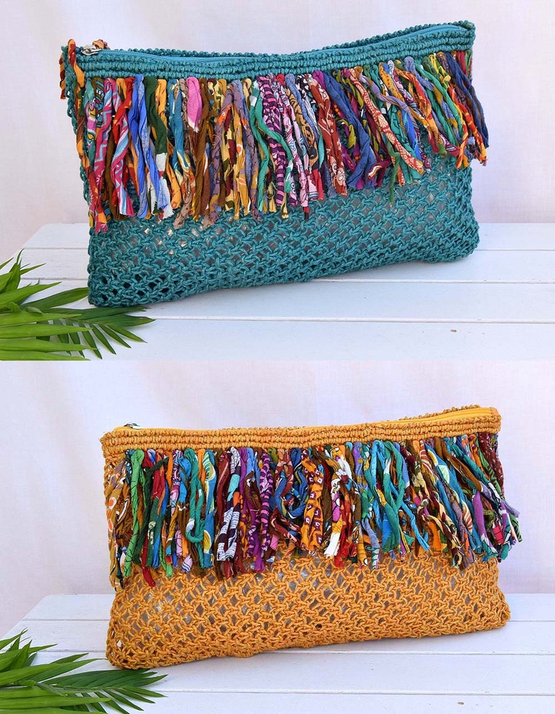 BOLSA NUPUR DE JUTA FLECOS 40X27