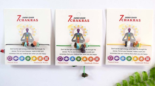 [0685017] PULSERA 7 PIEDRAS CHAKRA M017