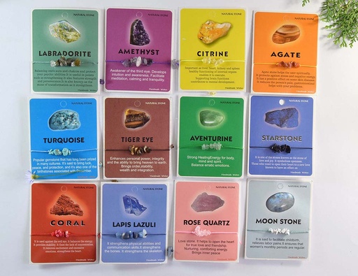 [0685021] PULSERA PIEDRA SURTIDA 021