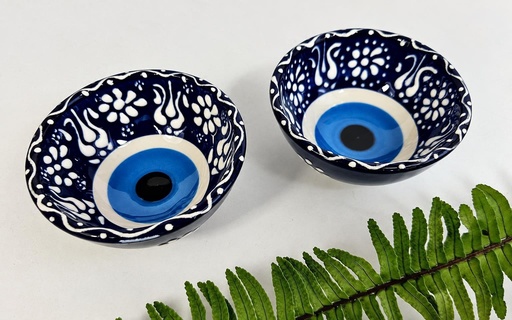 [1085160] CIOTOLA CERAMICA OCCHIO TURCO P 8 CM