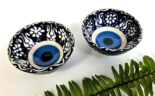 [1085160] CUENCO CER OJO TURCO P 8 CM