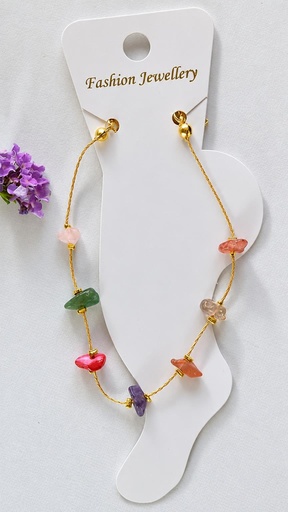 [0685033] TOBILLERA PIEDRAS 7 CHAKRA 033