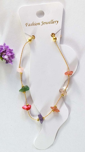 [0685033] TOBILLERA PIEDRAS 7 CHAKRA 033