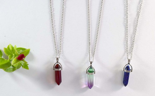 [0685036] COLLAR PIEDRA HEXAG SURT M 036