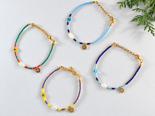 [0685041] PULSERA OJO TURCO C/MOSTACILLA 041