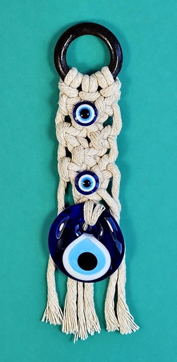 [3585104] PENDANT EVIL EYE MACRAMÉ