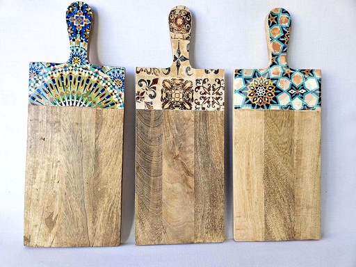 [9275070] TABLA PICAR MADERA Y RESINA MOSAICO 47