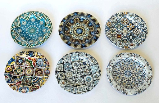 [1585955] ASHTRAY METAL MOSAIC 12 CM