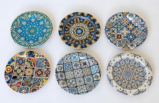 [1585955] CENICERO METAL MOSAICO 12 CM