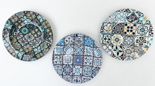 [1585956] CENICERO METAL MOSAICO 14 CM