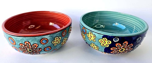 [1775614] BOWL CERAMIC PAINTED 14 CM M-614