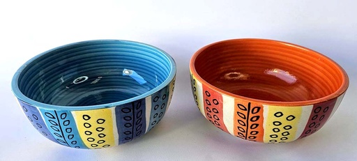 [1775618] BOWL CERAMIC PAINTED 14 CM M-618