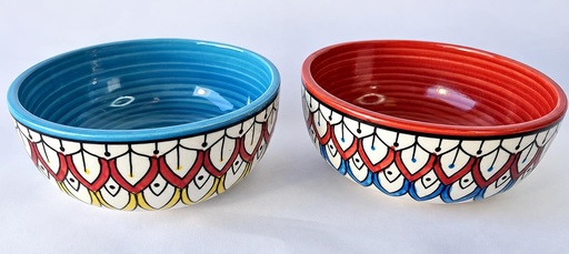 [1775620] TIGELA CERÂMICA PINTADA 14 CM M-620