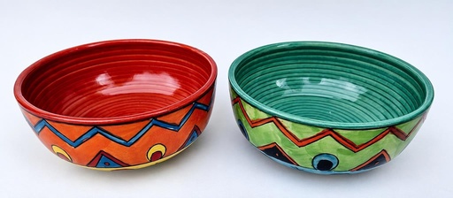 [1775630] TIGELA CERÂMICA PINTADA 14 CM M-630