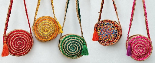 [4075260] SAC DE JUTE RED 30 CM 5 COULEURS