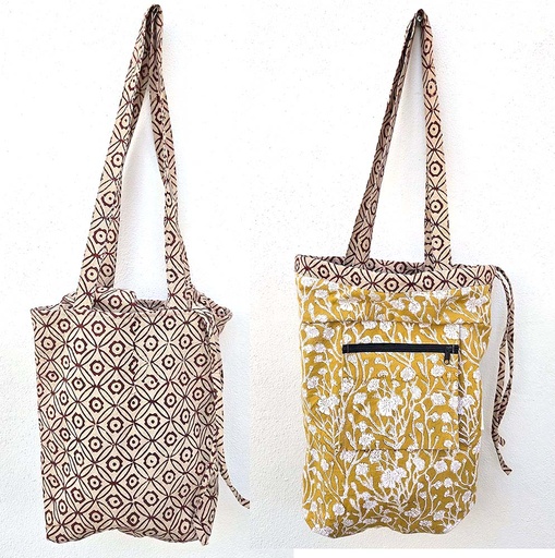[4075407] BOLSA DAYSA REVERSÍVEL ALGODÃO 407