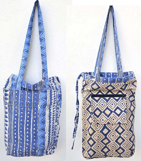 [4075408] BORSA DAYSA REVERSIBILE COTONE 408