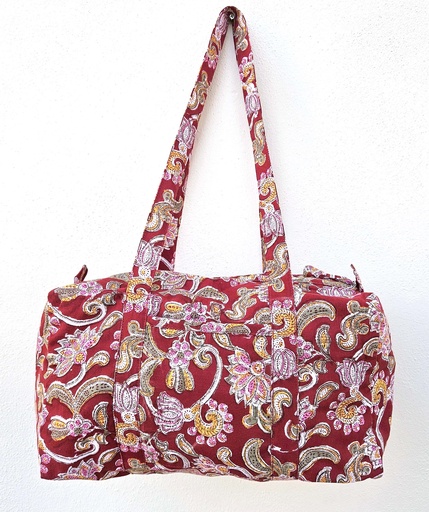 [4075417] BAG WEEKEND COTTON 417