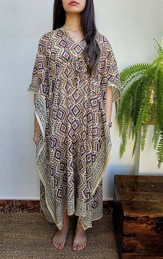 [4575100] KAFTAN LARGO ALGODON BLOCKPRIN