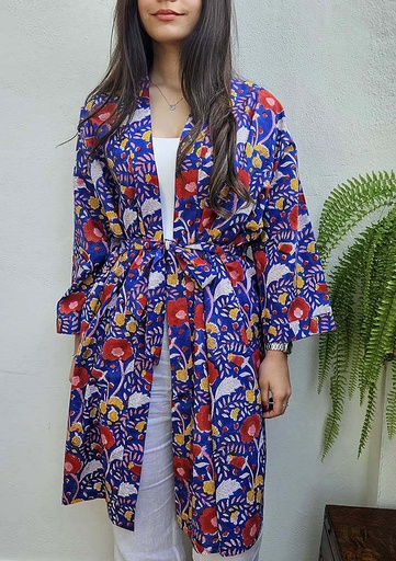 [4575171] KIMONO COTONE BLOCKPRINT 171