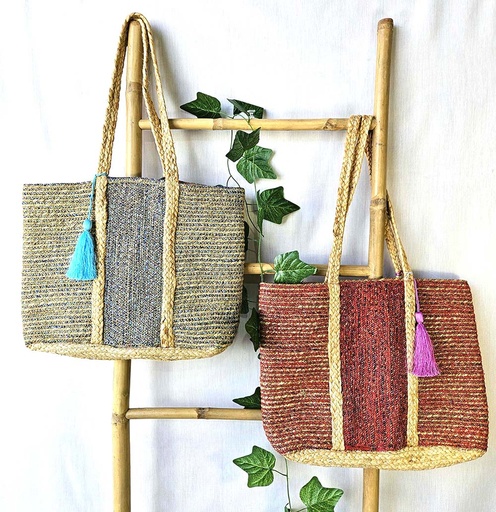 [4075737] BOLSA DE JUTA-SEDA 40X30 MODELO 737