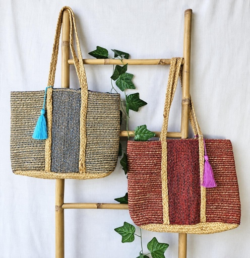 [4075737] BOLSA DE JUTA-SEDA 40X30 MODELO 737