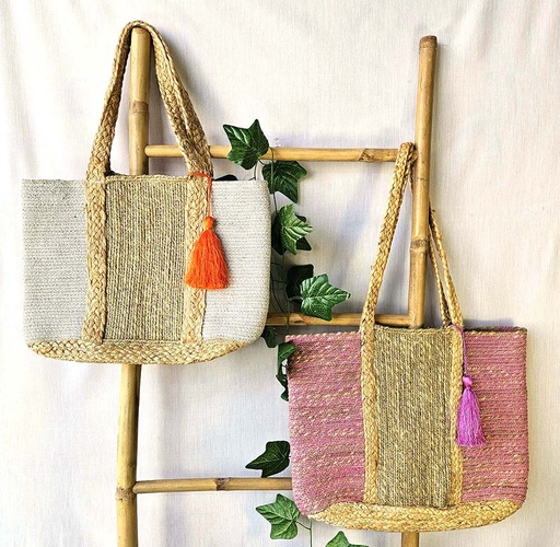 [4075738] SAC DE JUTE-SOIE 40X30 MODÈLE 738