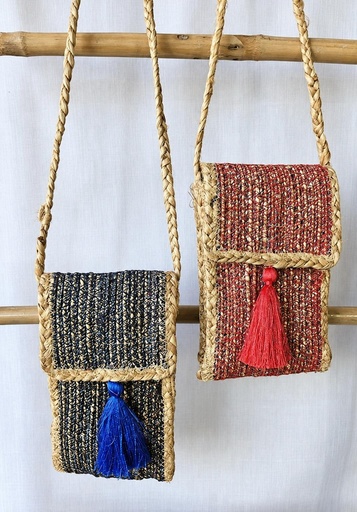 [4075739] BORSA MINI IUTA-SETA 20X15 CM