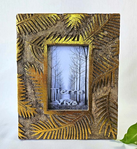 [9275413] CADRE PHOTO BOIS SCULPTÉE PALMIER