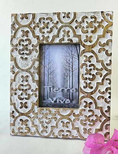 [9275417] CADRE PHOTO BOIS SCULPTÉE ARABES 1