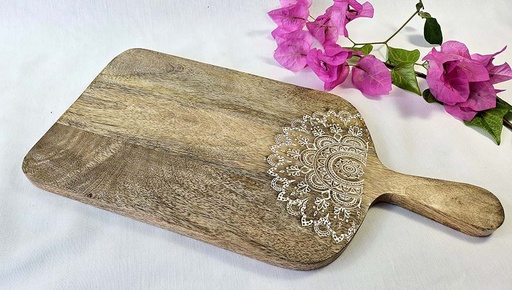 [9275428] PLANCHE PICAR BOIS SCULPTÉE 40X20CM