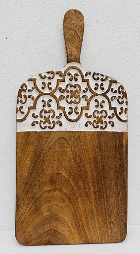 [9275432] TABLA PICAR MADERA TALLADA ARABE