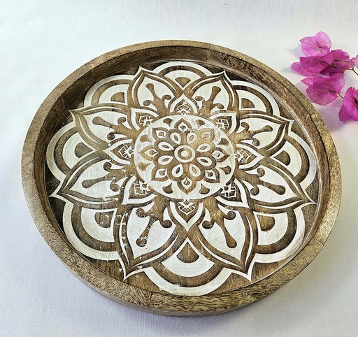 [9275462] PLATEAU BOIS MANDALA 2-36 CM