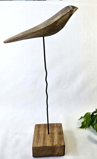 [9275429] PAJARO BOIS TALL AVEC BASE 44 CM