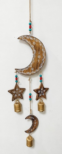 [1675773] MOVIL LUNA C/ESTRELL MADERA 75 CM