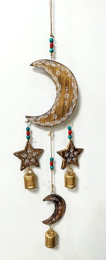 [1675773] MOVIL LUNA C/ESTRELL MADERA 75 CM