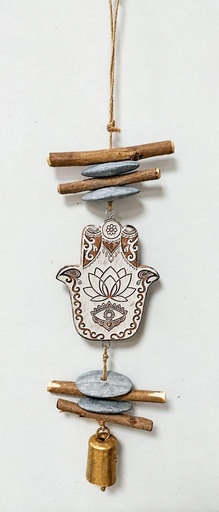 [1675774] MOVIL HAMSA MADERA-PIEDRA 50 CM
