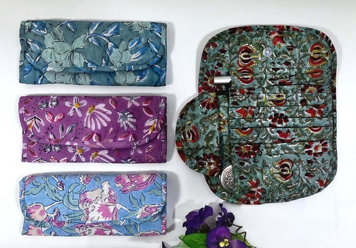 [4075442] ESTUCHE ALGODÓN BLOCK PRINT 23X20