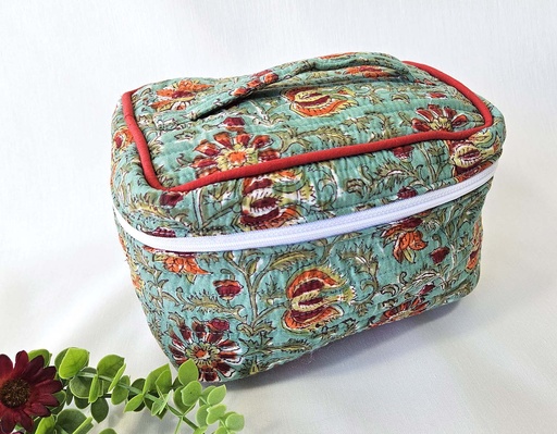 [4075450] NECESER ALGODÓN BLOCK PRINT 23X13X14